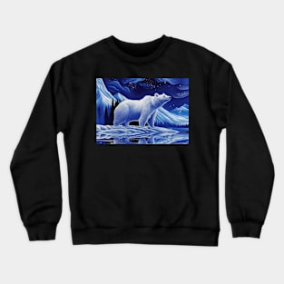 Polar Bear Blue Crewneck Sweatshirt